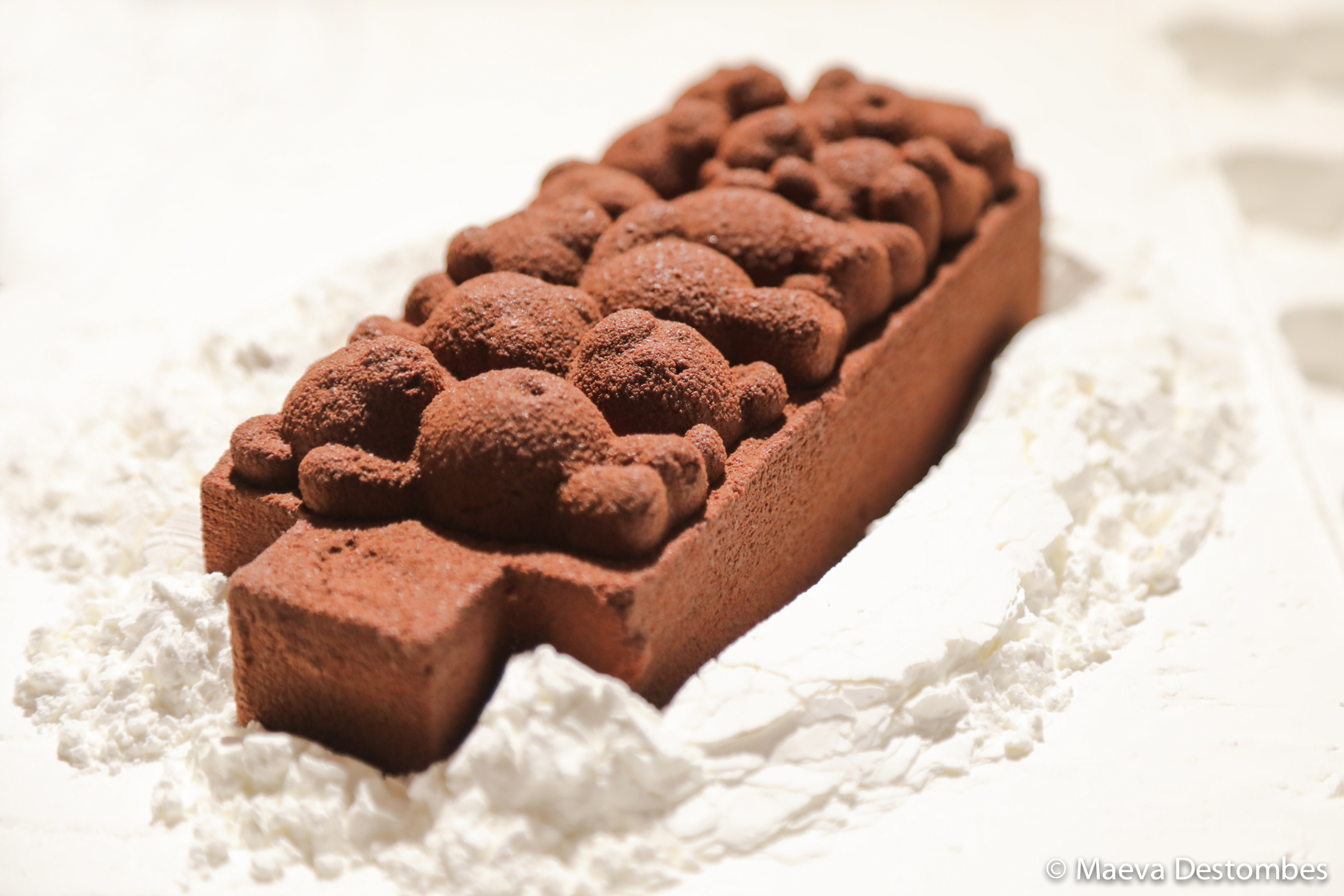 Feuilles structures bûches - Motif tablette de chocolat – Boutique Petit